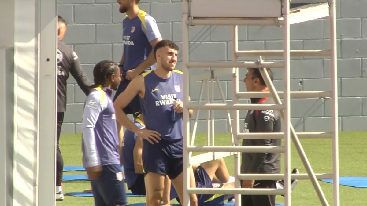 Así ha sido el entrenamiento del Atlético de Madrid para preparar el partido ante el Valencia CF