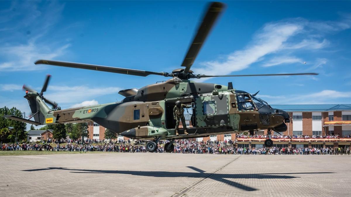 Helicóptero NH90 del Ejército