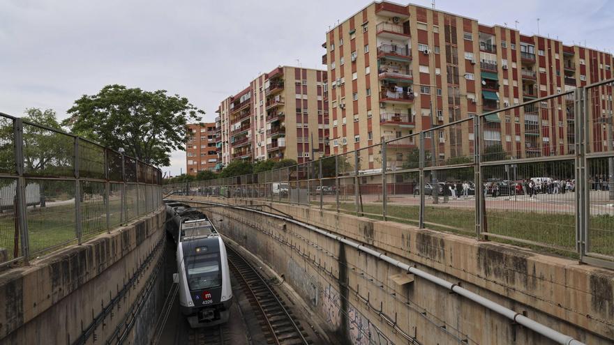 Metrovalencia corta la L1 entre Bétera y Empalme por un arrollamiento