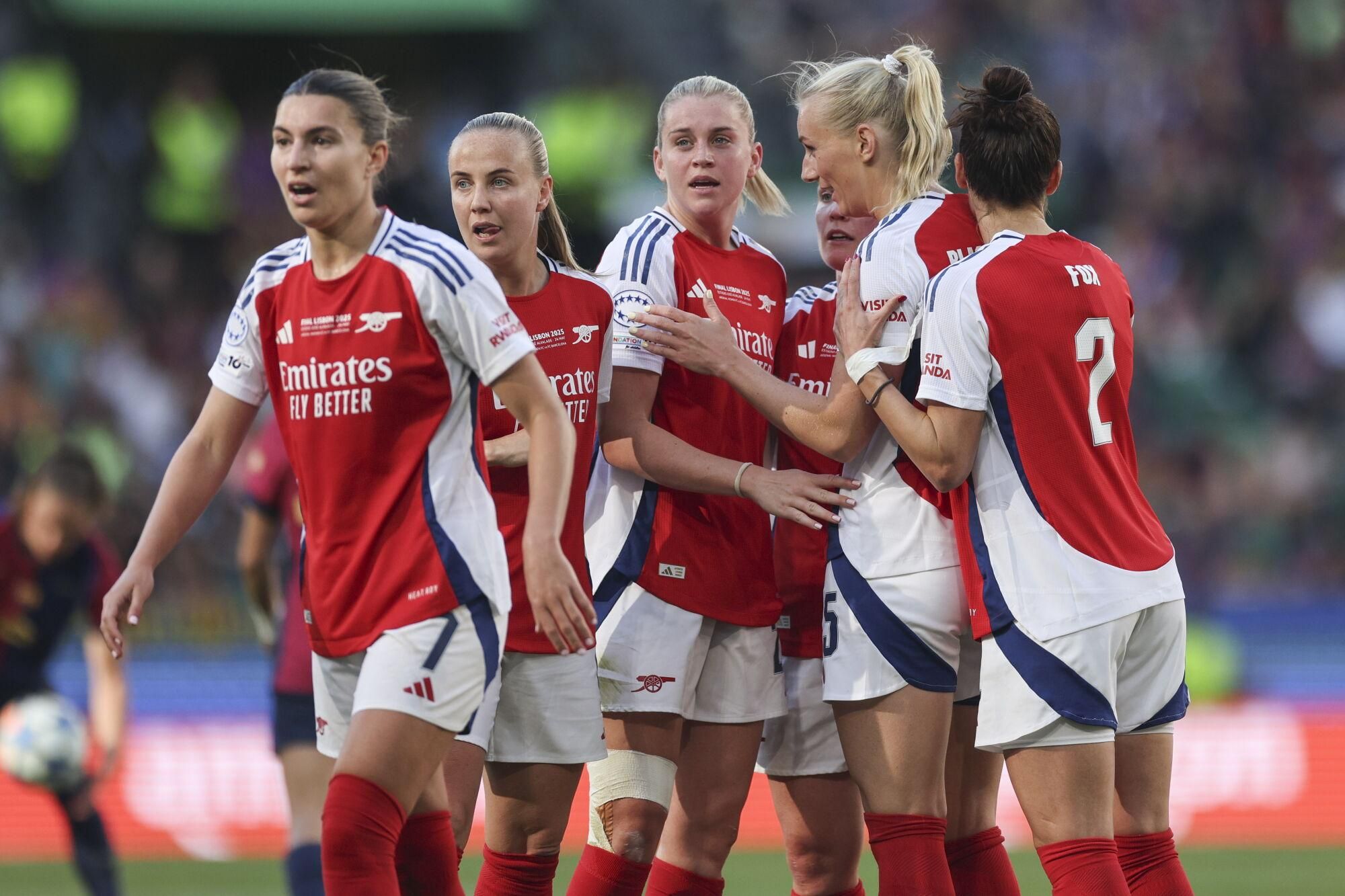Les imatges de l'Arsenal - Barça de la final de la Champions femenina
