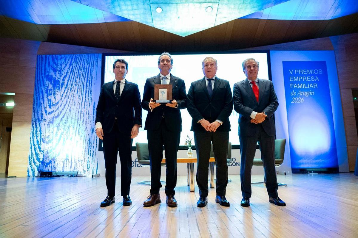 Pastas Romero en los V Premios Empresa Familiar de Aragón 2026.