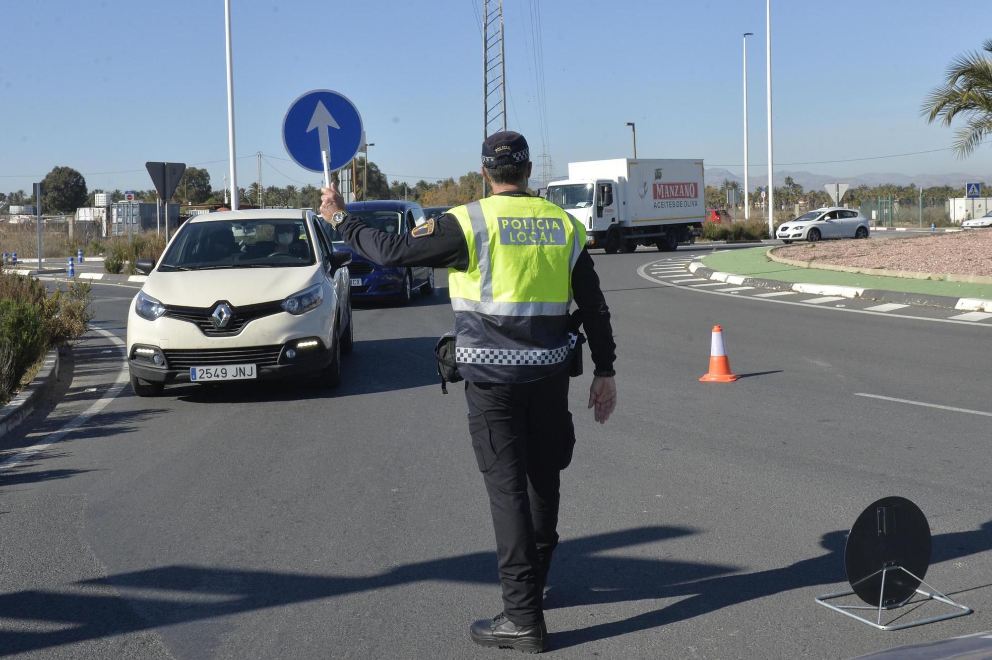 La Policía Local de Elche impone 75 sanciones por incumplir el cierre perimetral