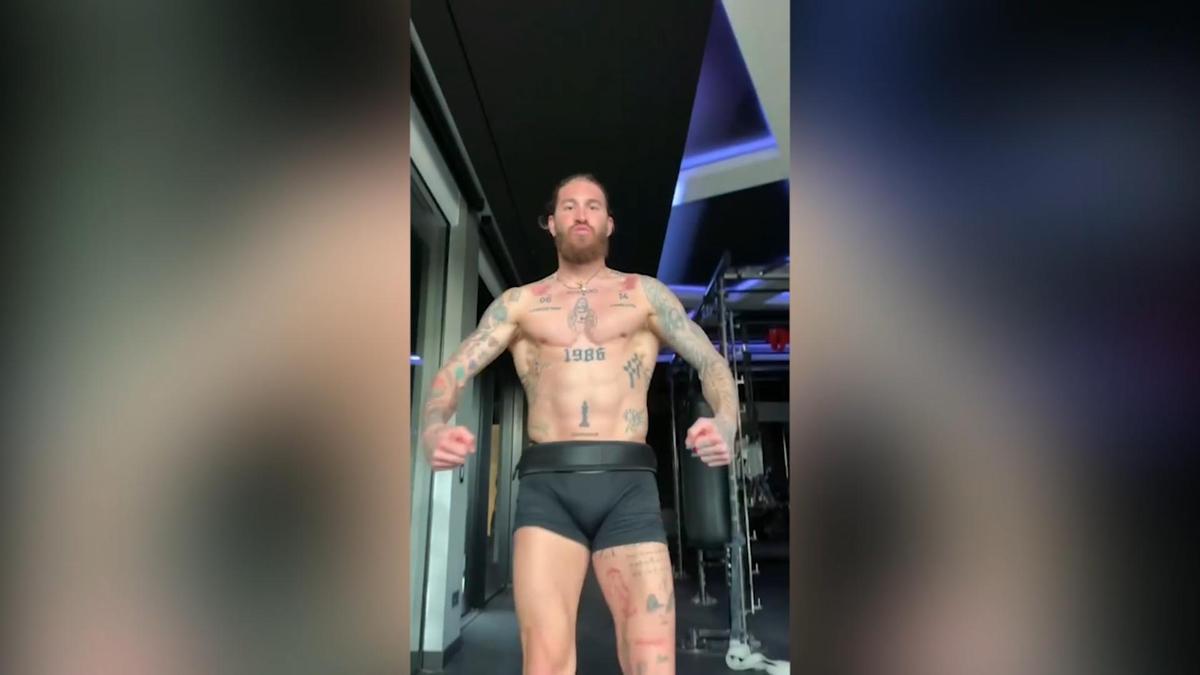 Sergio Ramos se prepara para su nuevo equipo: Así fue su salvaje entrenamiento