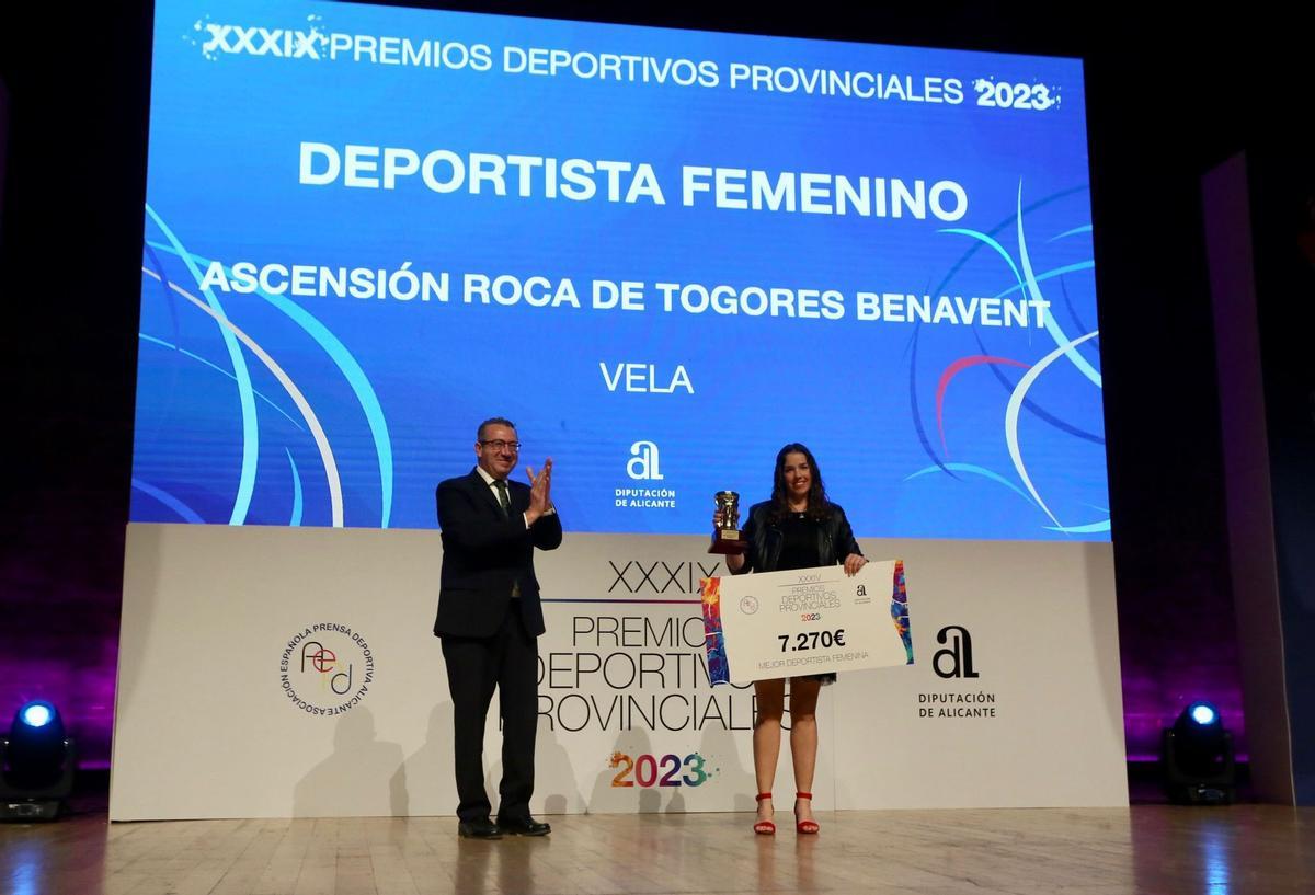 Ascensión Roca reconocida como mejor deportista individual