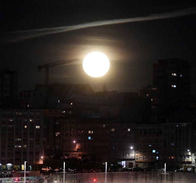 Superluna en A Coruña: La más grande desde 1948