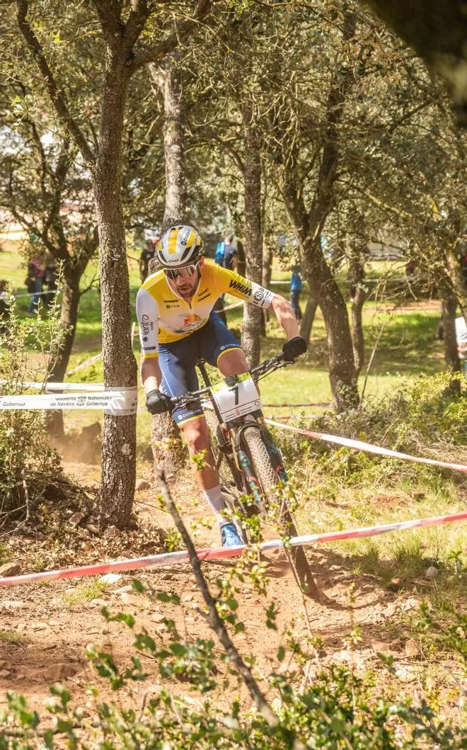 Felipe Orts continúa con su progresión en MTB y es sexto en Ancín