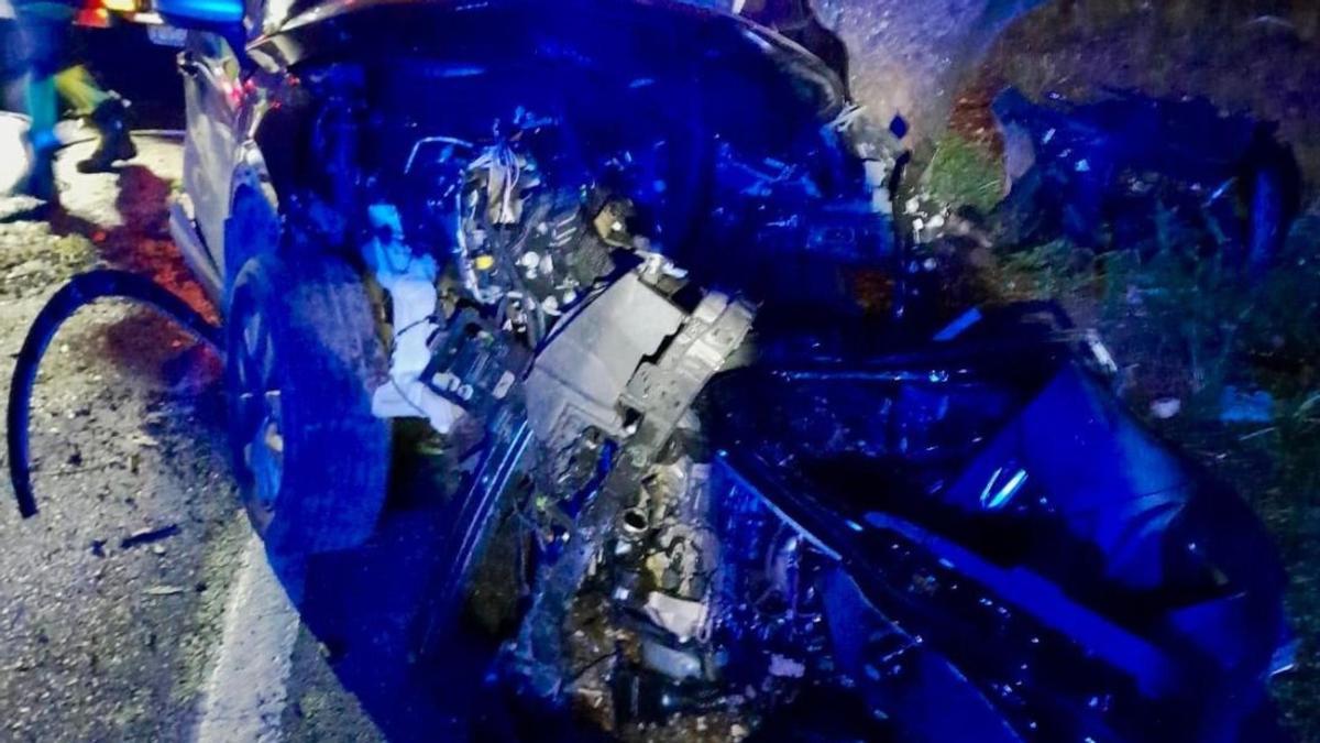El accidente ha dejado dos heridos