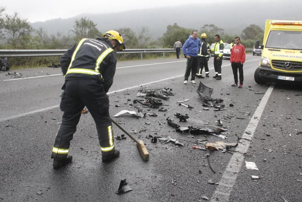 Accidente en Marín