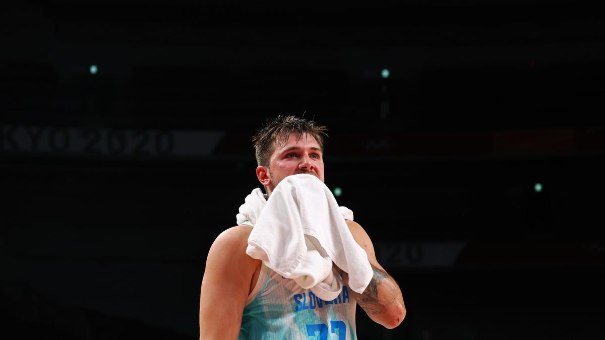 Luka Doncic, tras su último encuentro en los Juegos Olímpicos de Tokio.