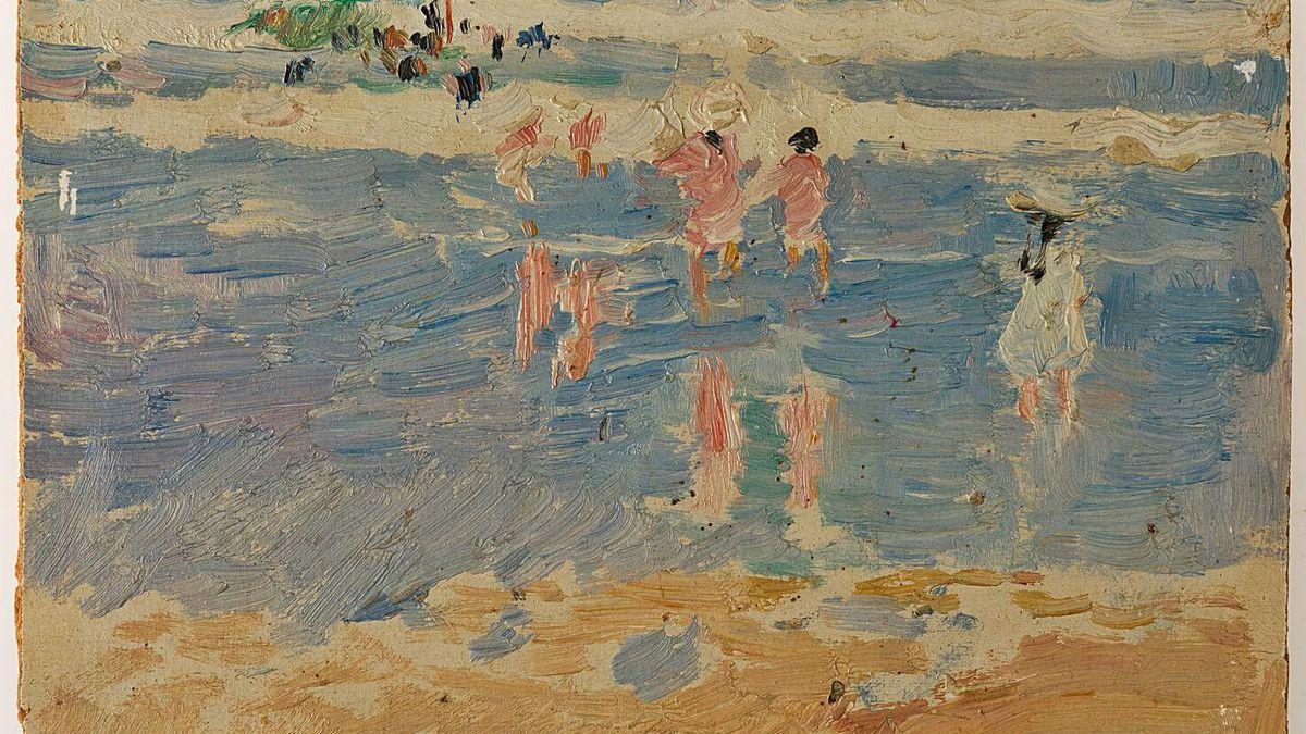 49.000 euros por un cartón de Sorolla