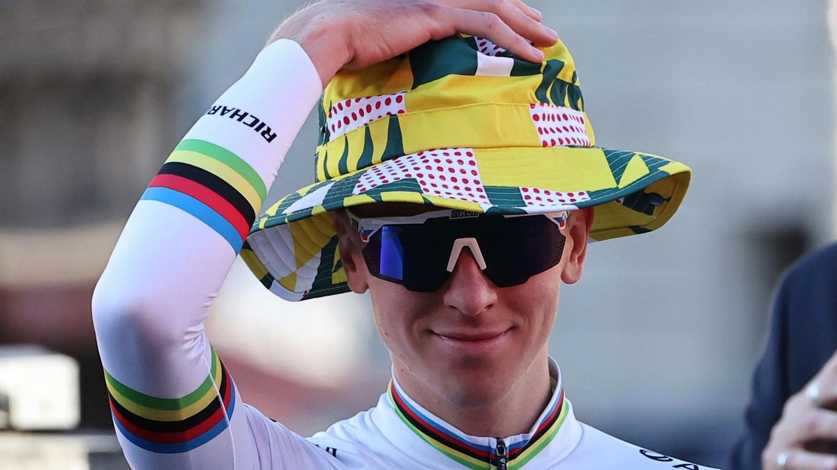 Tadej Pogacar, en la presentación del Tour.