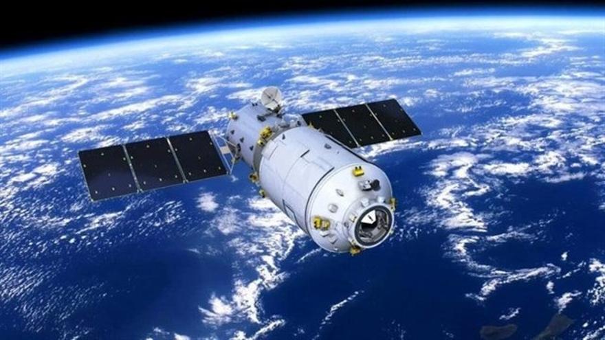 Una imagen de la estación espacial Tiangong.