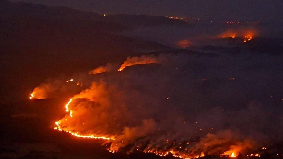 FUEGO EN ARAGÓN | Detenido un hombre de 28 años como presunto autor del incendio de Las Peñas de Riglos (Huesca)