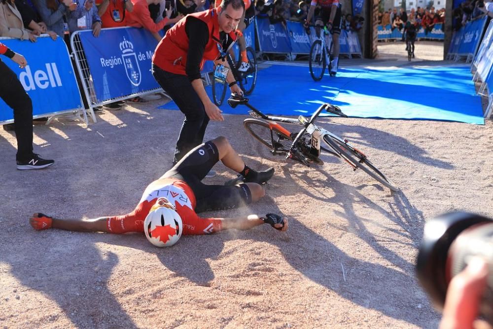 Primera etapa de la Vuelta Ciclista Murcia 2020: Llegada a Caravaca