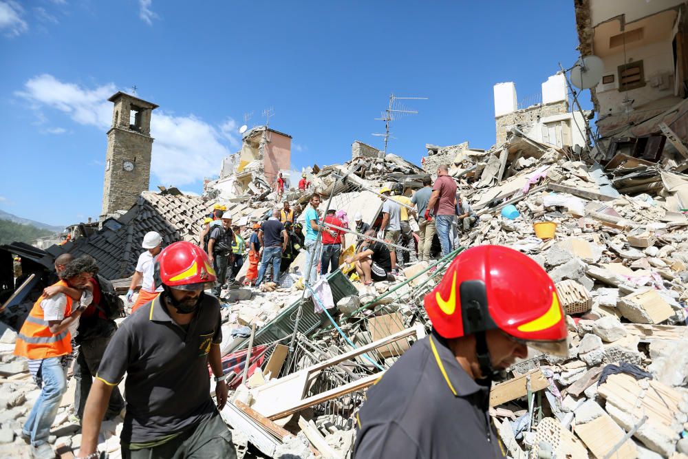 Terremoto en el centro de Italia