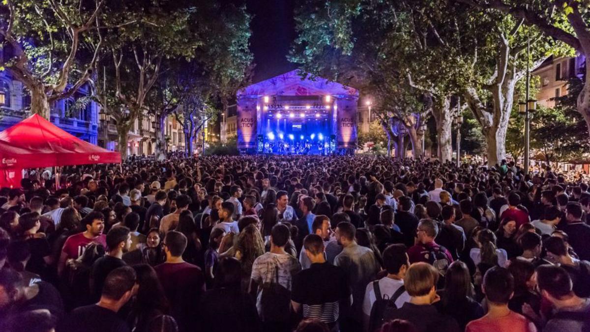 La Rambla en un dels dies forts de l’Acústica, el 2018