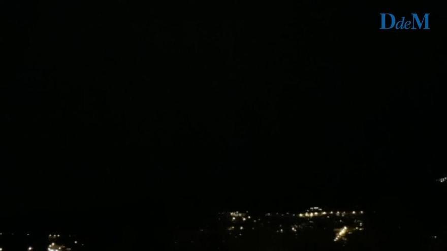 Nacht der Blitze auf Mallorca