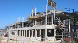 La Xunta apura la construcción en Xuxán con losas prefabricadas