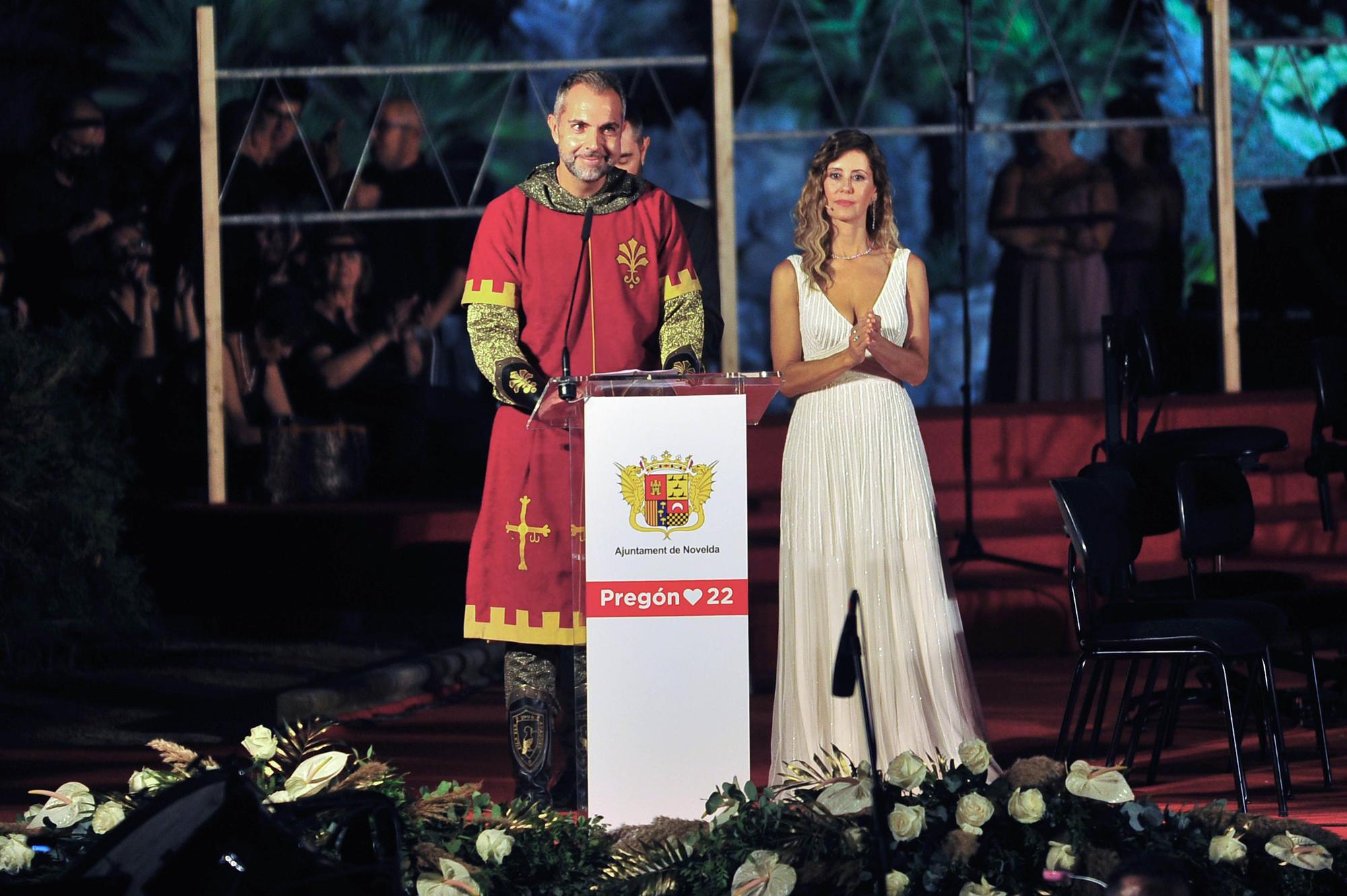 Elección de las Reinas de las Fiestas de Novelda, Presentación de cargos festeros y pregón de las Fiestas 2022
