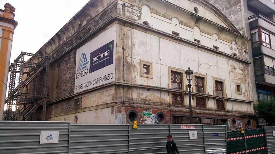 El cine Fantasio, en obras.