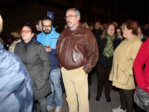 Manifestación a favor del soterramiento