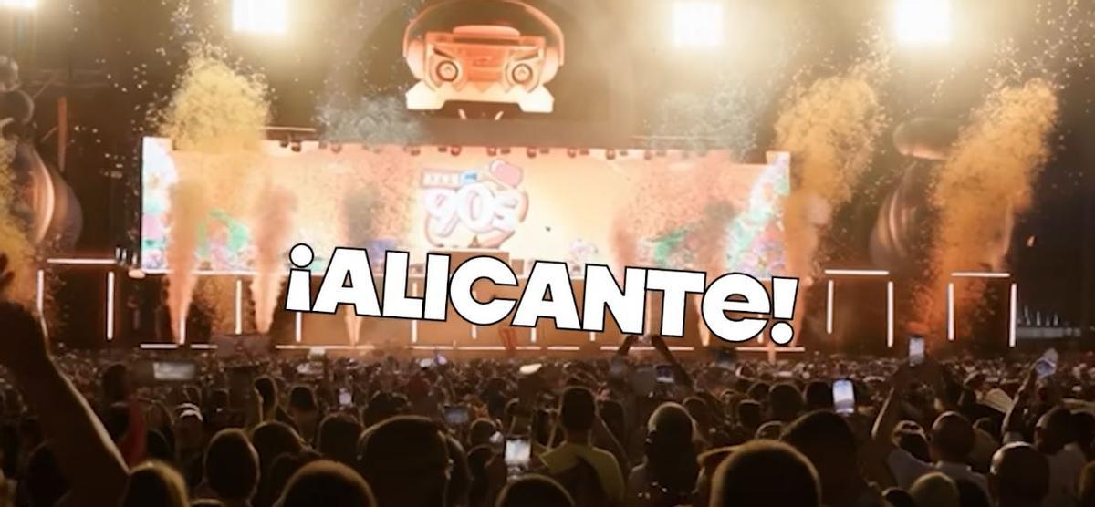 'Love the 90s' llega a Alicante: este es el precio de los tickets y el cartel para regresar al pasado