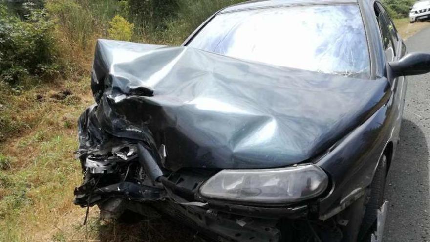 Un accidente se salda con una herida leve en la N-640 en Goiás