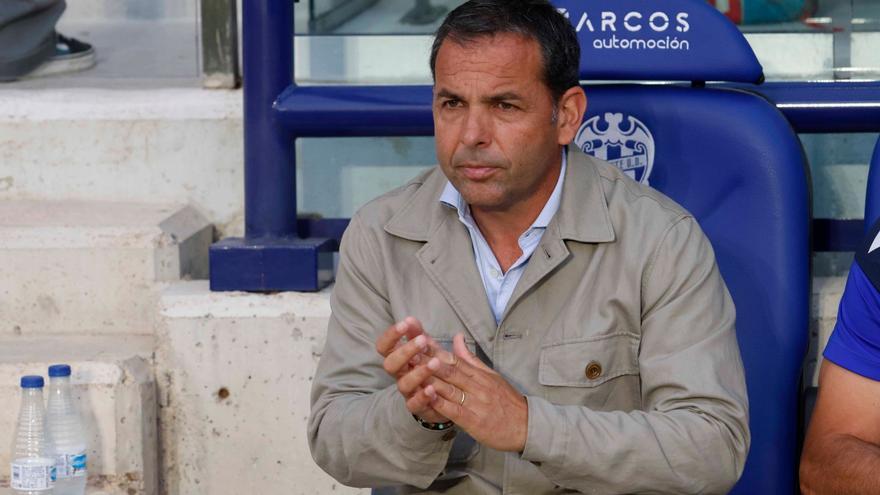 Javi Calleja, durante el Levante-Oviedo