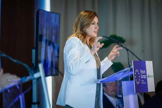 María José Catalá en el Fórum Europa Tribuna Mediterránea