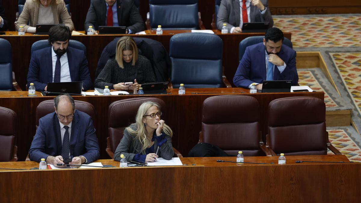 Isabel Díaz Ayuso no asistido hoy al debate de presupuestos en la Asamblea de Madrid, pero acudirá mañana a la votación.