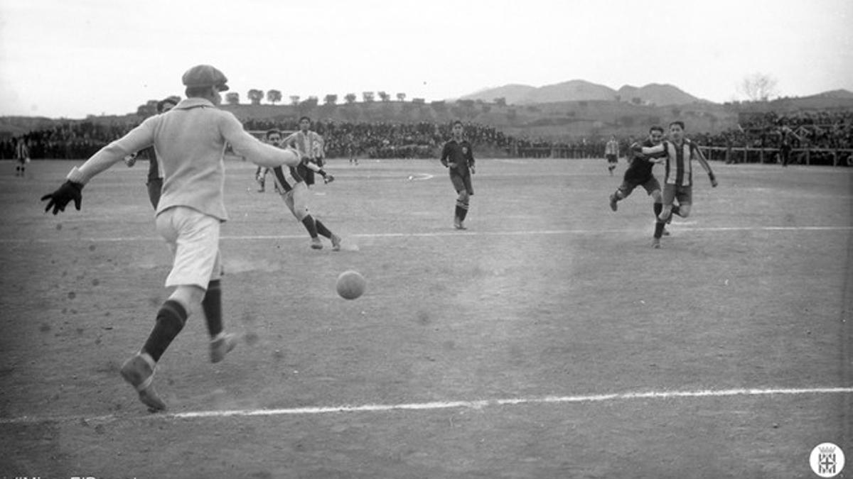 Las imágenes del derbi de 1915