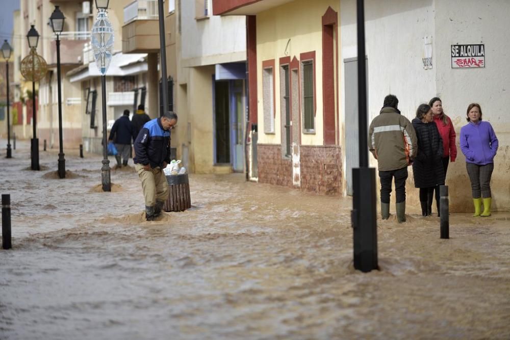 Borrasca Gloria: lluvias e inundaciones en Los Alcázares y San Javier