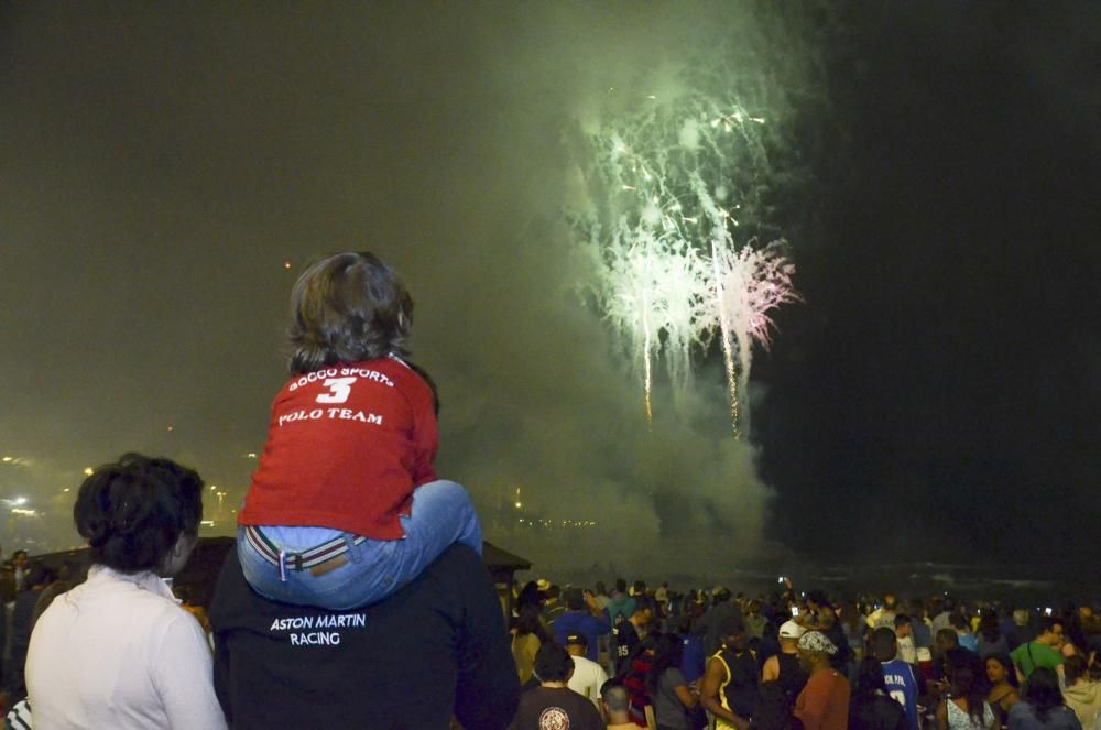 Las hogueras de San Juan 2016 A Coruña