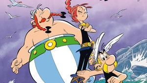 Fragmento de la portada del nuevo Astérix. 