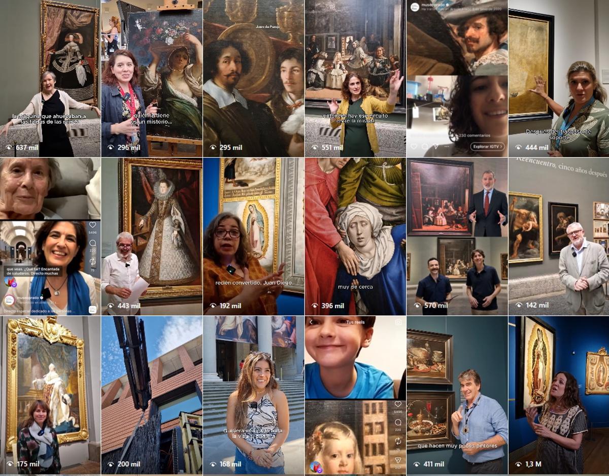 Las cifras del Prado en redes sociales.