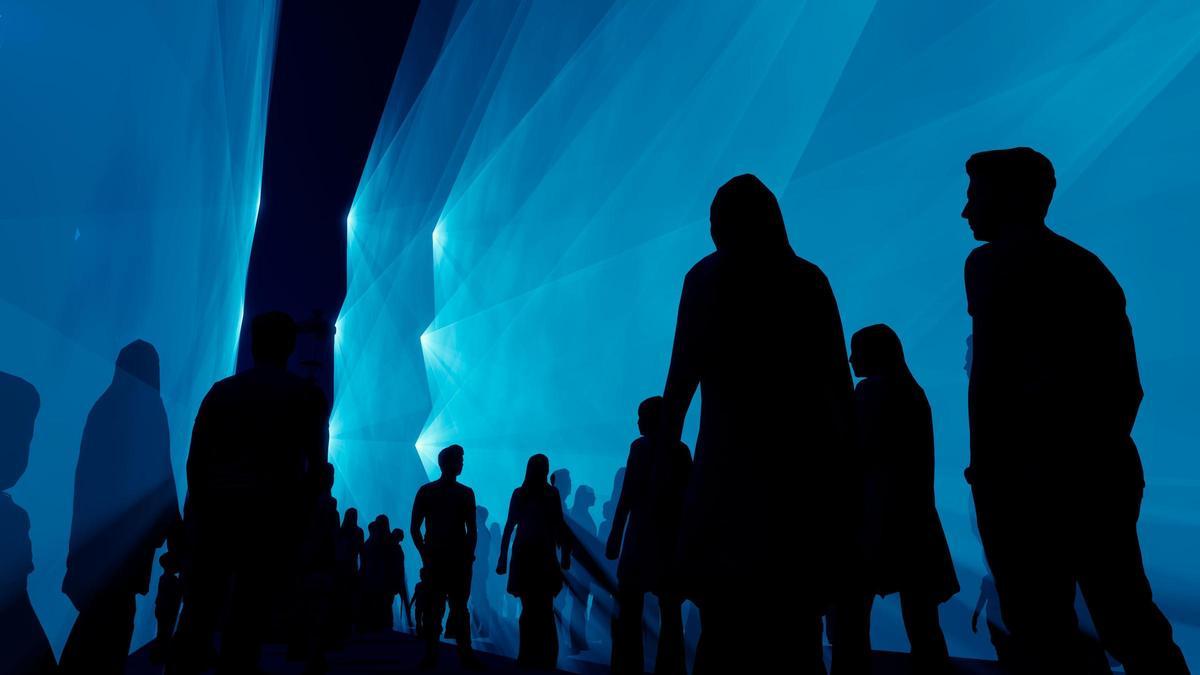 Patio Diocesano, Antimateria de Maxi Gilbert (Argentina)