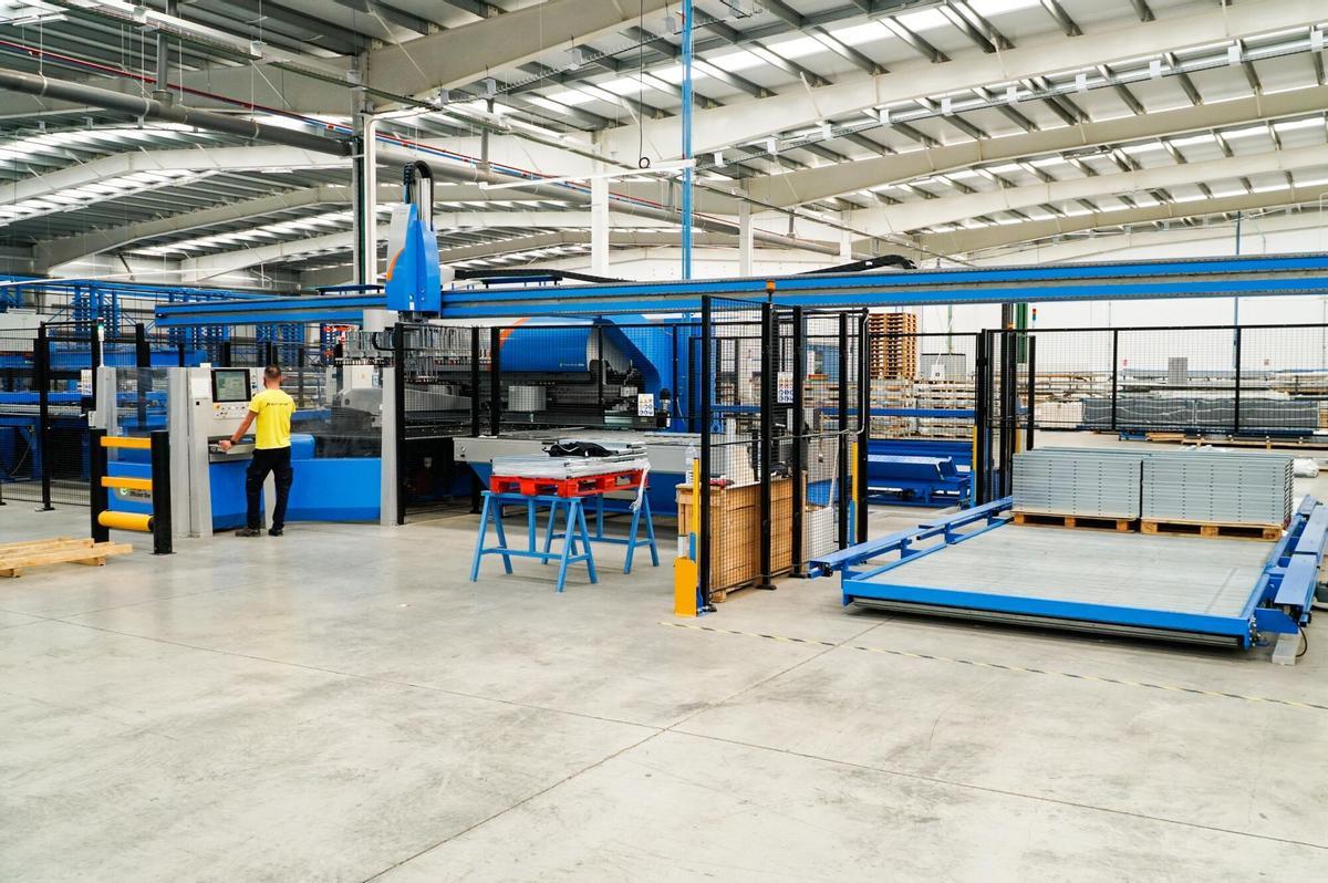 Interior de la industria afectada, en una imagen de archivo.