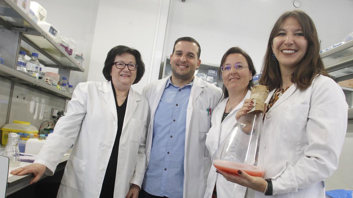 El equipo que ha identificado la capacidad antitumoral de un pigmento frente al cáncer de mama MORELL