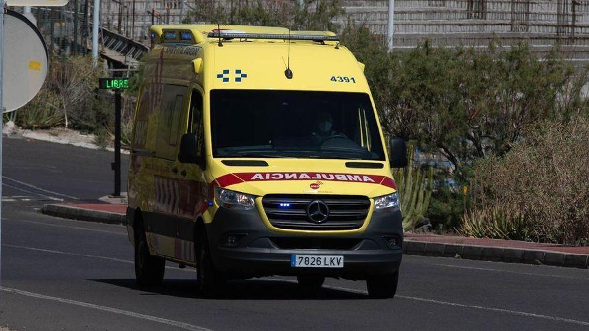 Una ambulancia del SUC