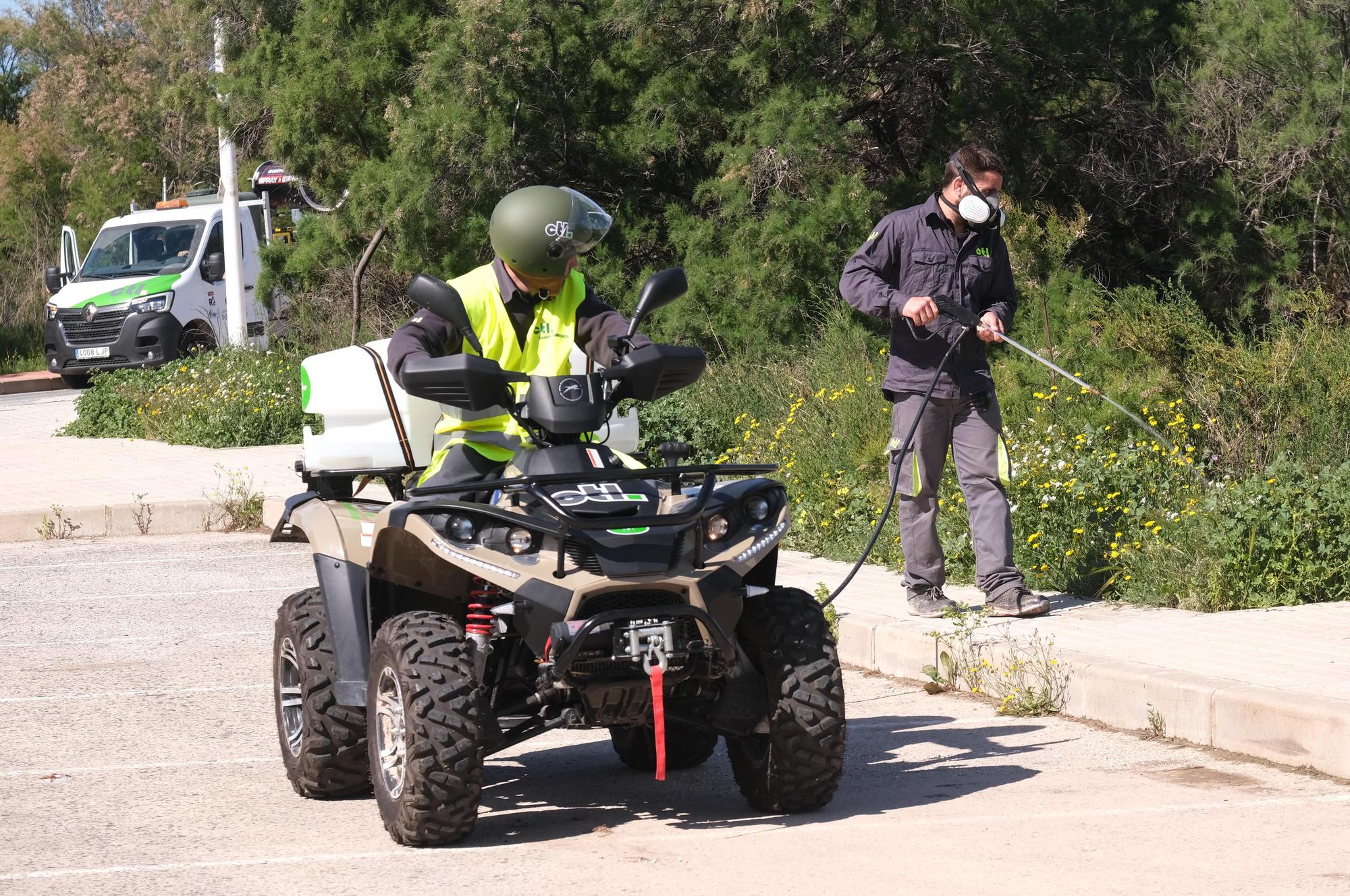 Más drones y una zodiac para vencer las plagas de mosquito en Elche