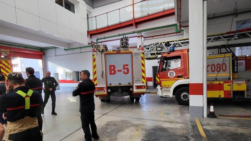Detenido tras intentar robar un camión de bomberos en el parque de Martiricos