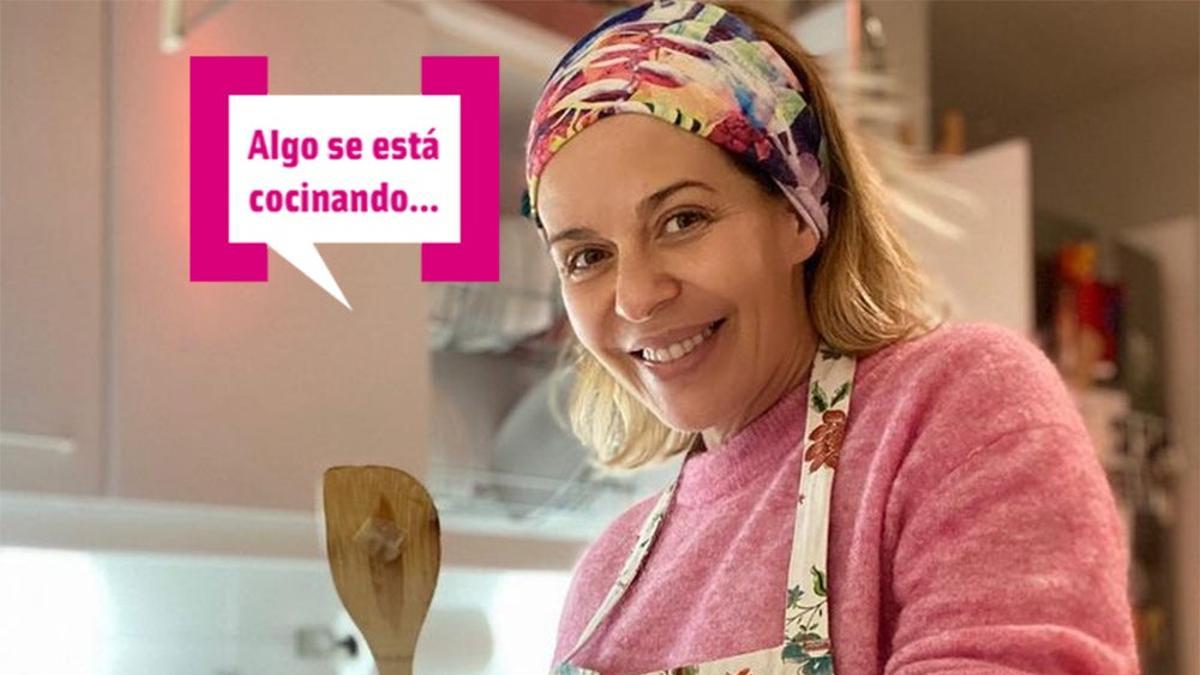 Maria Adanez cocinando en una imagen en Instagram