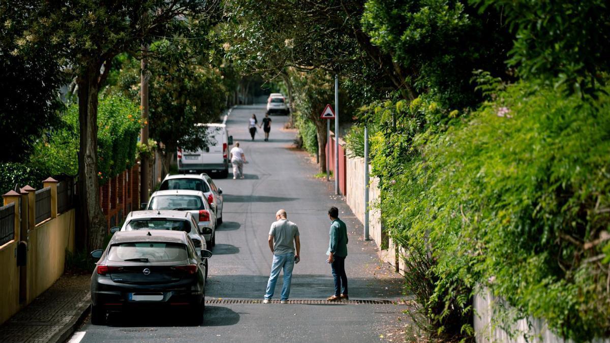 Asfaltado de una calle en Guamasa.