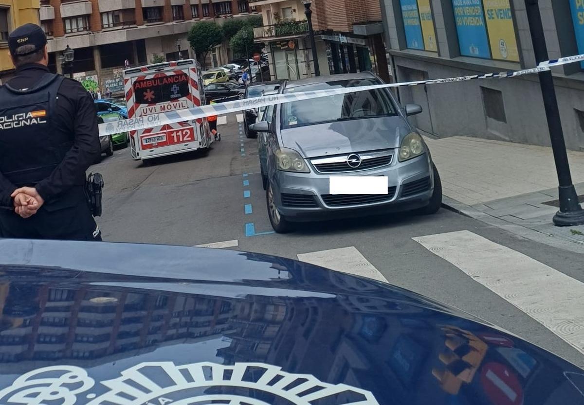 Un momento de la intervención.