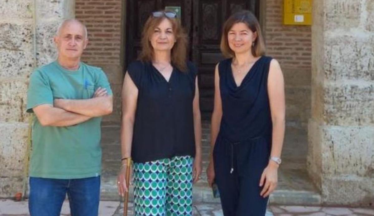 De izquierda a derecha, Rufo Martín, María del Carmen Castro y Lourdes Pérez. | CEDIDA