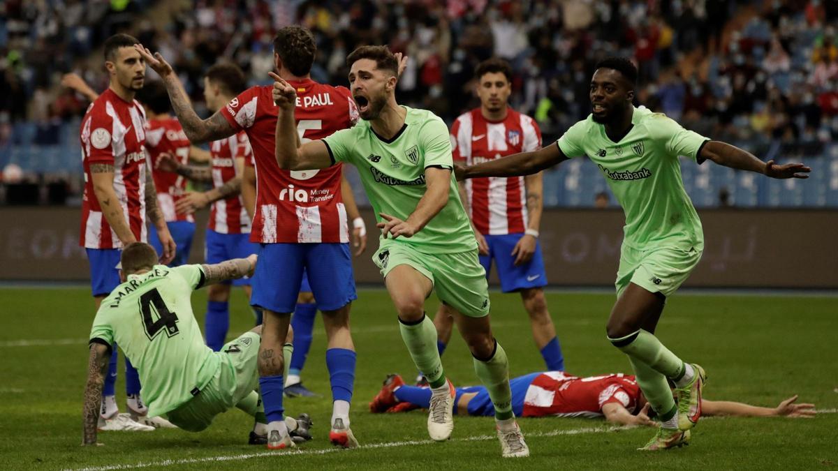 El Athletic jugará la final de la Supercopa de España ante el Real Madrid