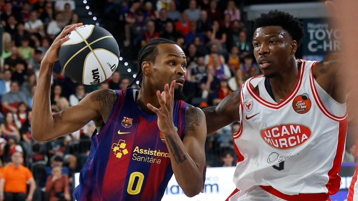Kevin Punter fue el máximo anotador del Barça ante UCAM Murcia.