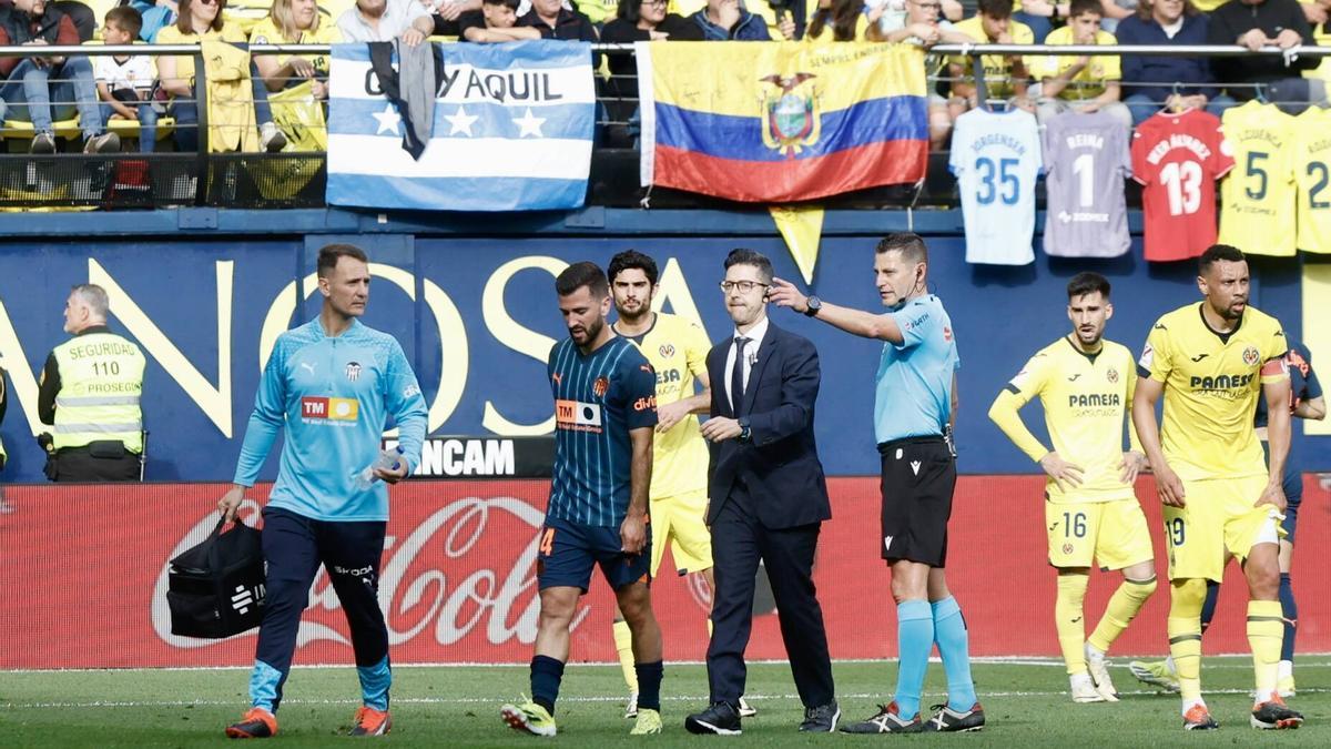 José Luis Gayà tuvo que marcharse lesionado