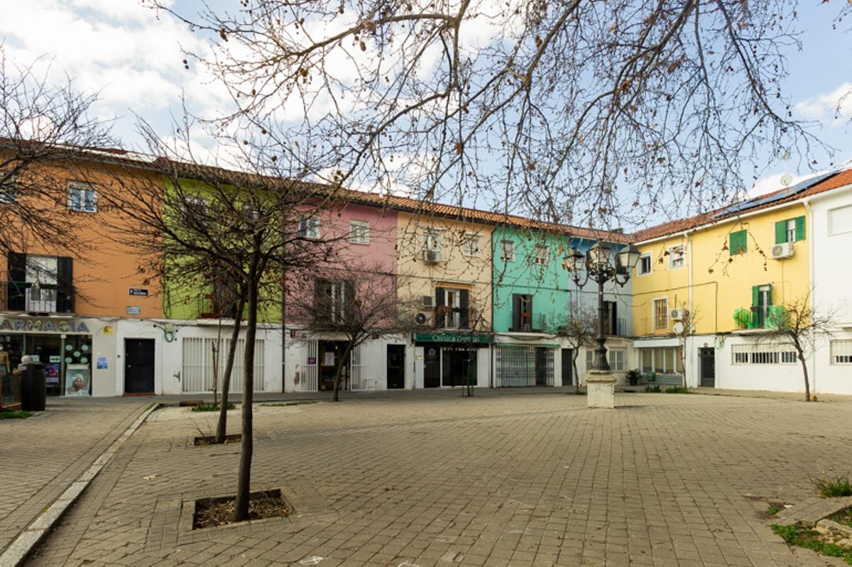 Esta plaza es uno de los espacios más originales y desconocidos de Madrid