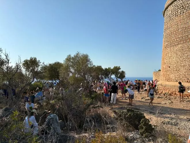 La Torre Picada, llena pasa segir el eclipse